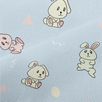 Colorful Cartoon Rabbit Performance Linen