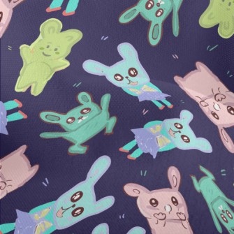 Children's Painted Rabbit Lightweight Performance Linen