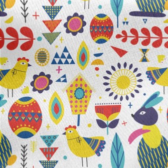 Artistic Easter Jersey Backed Fleece