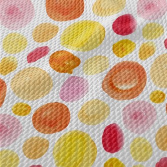 Colorful Dot Graffiti Birdseye Piqué