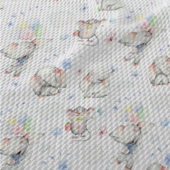 Fairy Tale The Elephant And Th Birdseye Piqué