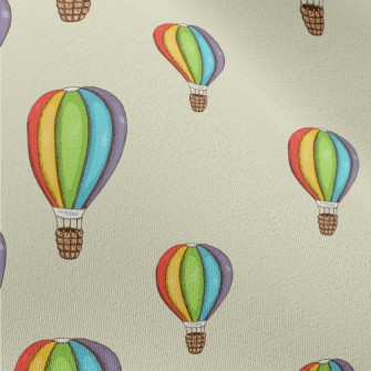 Colorful Hot Air Balloon Chiffon