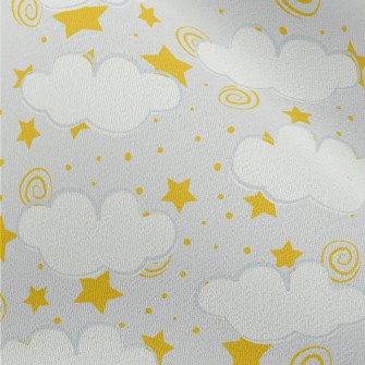 Magic Stars And Clouds Chiffon
