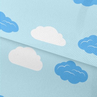 Blue And White Clouds Waterproof Oxford