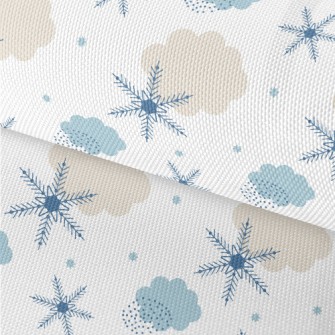 Nordic Style Snowflakes Waterproof Oxford