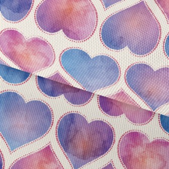 Colorful Watercolor Love Heart Waterproof Oxford