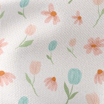 Watercolor Spring Flowers Waterproof Canvas