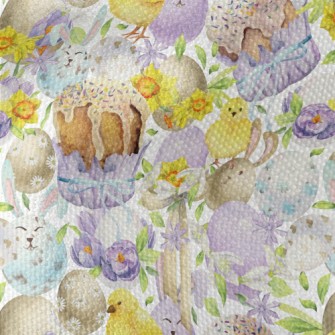 Easter Watercolor Waterproof Canvas