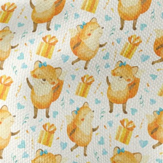 Happy Birthday Fox Waterproof Canvas