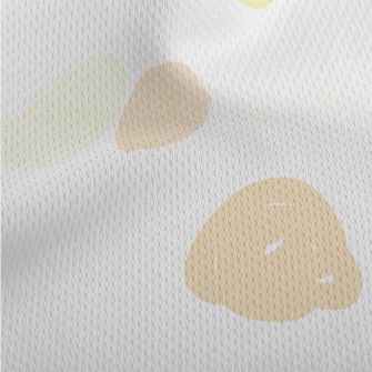 Pastel Colored Dots Athletic Mesh Flat Back