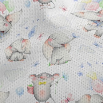 Fairy Tale The Elephant And Th Athletic Mesh Flat Back