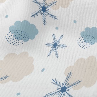 Nordic Style Snowflakes Terry