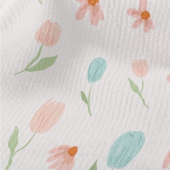 Watercolor Spring Flowers Terry