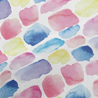 Colorful Watercolor Pattern Performance Linen