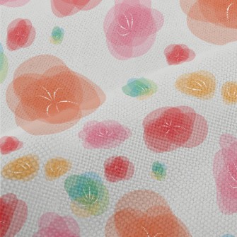 Vector Colored Flowers Performance Linen