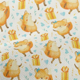 Happy Birthday Fox Performance Linen