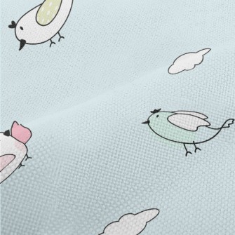 Colorful Cartoon Birds Performance Linen