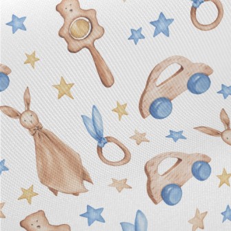 Watercolor Baby Toys Twill