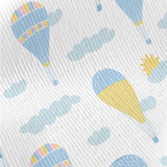 Elegant Blue Hot Air Balloon Standard Corduroy