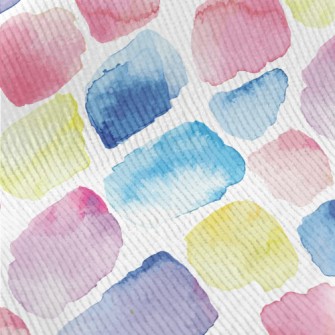 Colorful Watercolor Pattern Standard Corduroy