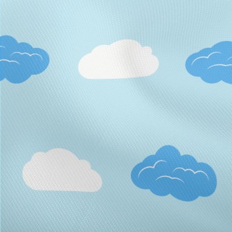 Blue And White Clouds Dobby