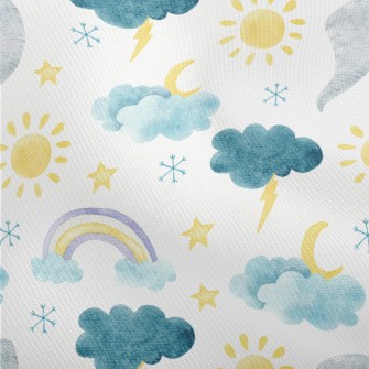 Watercolor Climate Symbols Dobby