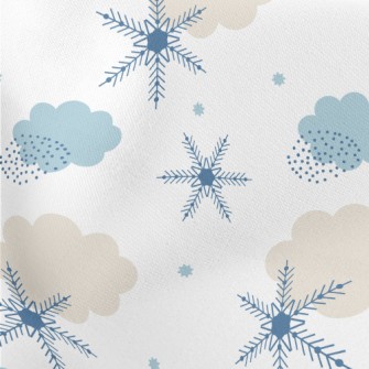 Nordic Style Snowflakes Stretch Ponte