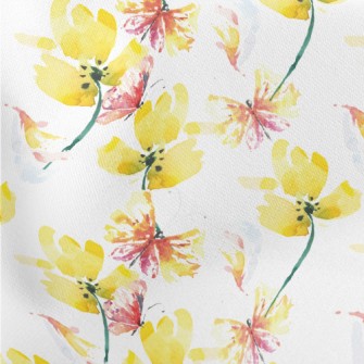 Watercolor Butterflies And Flo Stretch Ponte