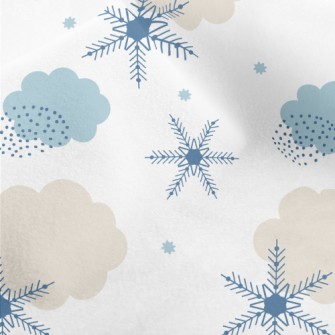 Nordic Style Snowflakes Micro Fleece