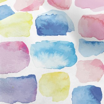 Colorful Watercolor Pattern Micro Fleece