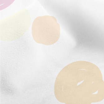 Pastel Colored Dots Micro Fleece