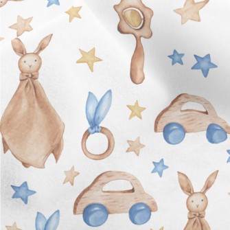 Watercolor Baby Toys Micro Fleece