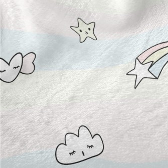 Rainbow And Candy Doodle Minky