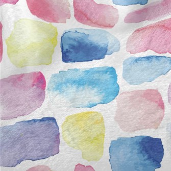Colorful Watercolor Pattern Minky