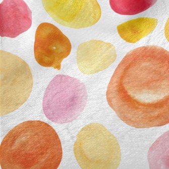 Colorful Dot Graffiti Minky