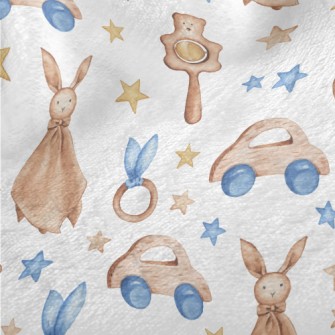 Watercolor Baby Toys Minky