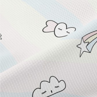 Rainbow And Candy Doodle Piqué