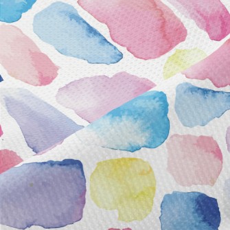 Colorful Watercolor Pattern Piqué