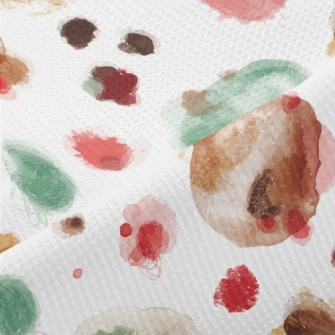 Watercolor With Stains Piqué
