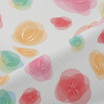 Vector Colored Flowers Piqué