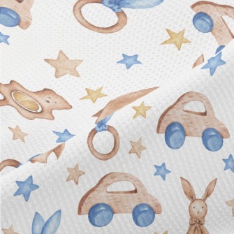 Watercolor Baby Toys Piqué