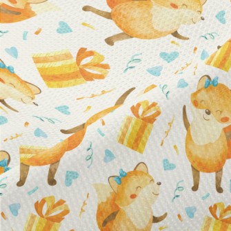 Happy Birthday Fox Piqué