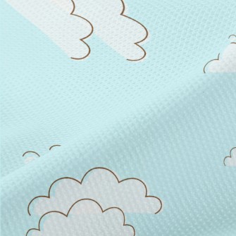 Cartoon Cute Sky Piqué