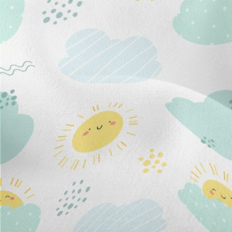 Happy Sun And Clouds Lightweight Performance Linen