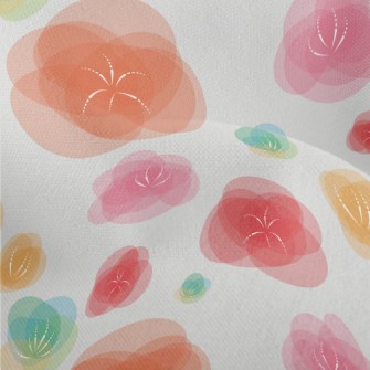 Vector Colored Flowers Lightweight Performance Linen