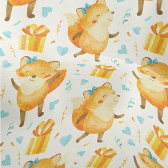 Happy Birthday Fox Lightweight Performance Linen