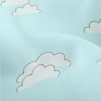 Cartoon Cute Sky Lightweight Performance Linen