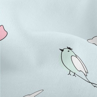 Colorful Cartoon Birds Lightweight Performance Linen