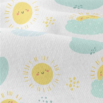 Happy Sun And Clouds Modern Jersey