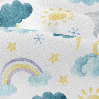 Watercolor Climate Symbols Modern Jersey